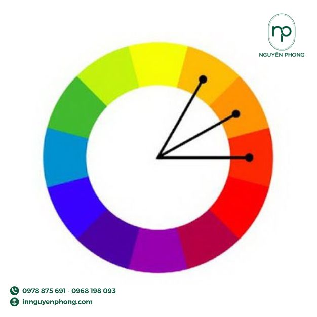 phối màu theo nguyên tắc 60-30-10